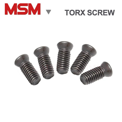 10/20pcs Alloy Steel CNC Insert Torx Screw For CNC Bar Replaces Carbide Inserts Lathe M1.6 M1.8 M2 M2.2 M2.5 M3 M3.5 M4 M4.5 M5