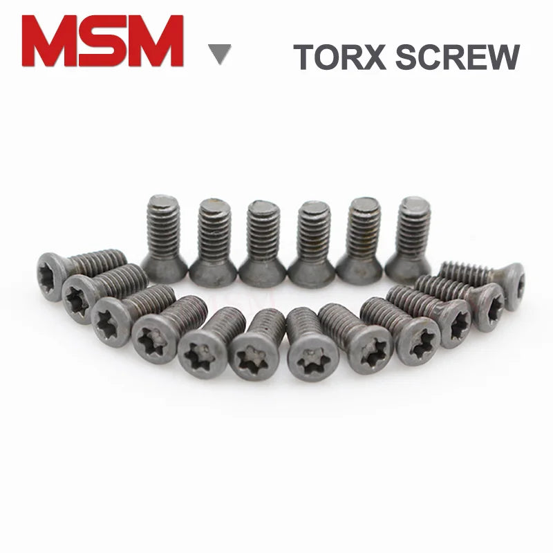 10/20pcs Alloy Steel CNC Insert Torx Screw For CNC Bar Replaces Carbide Inserts Lathe M1.6 M1.8 M2 M2.2 M2.5 M3 M3.5 M4 M4.5 M5