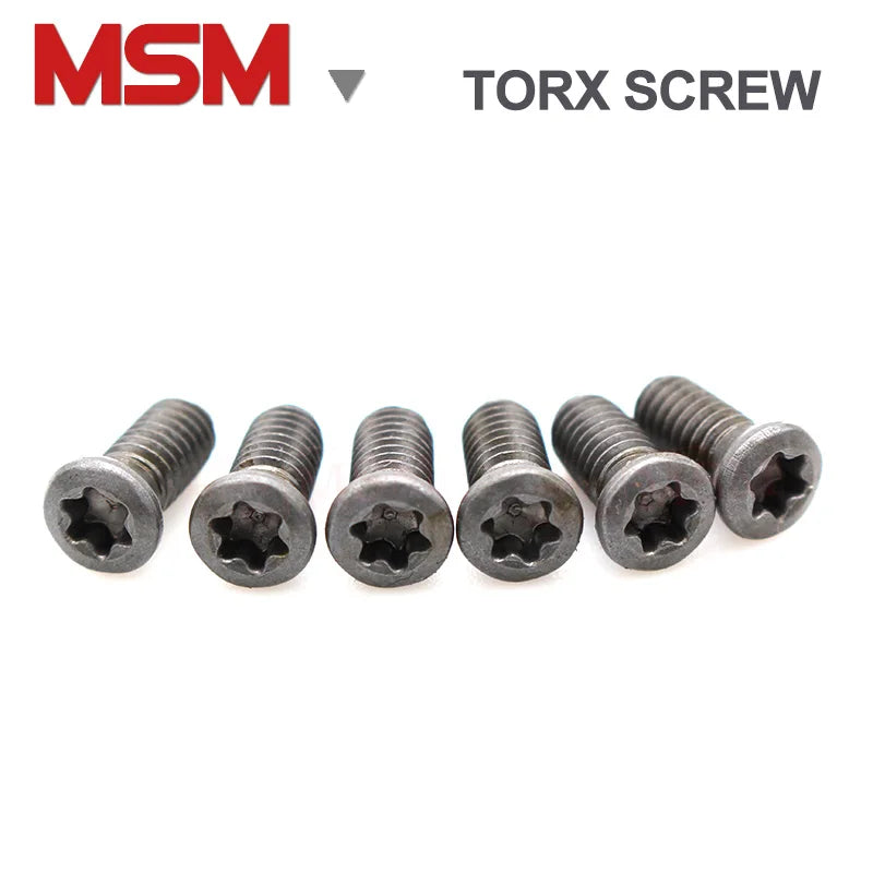 10/20pcs Alloy Steel CNC Insert Torx Screw For CNC Bar Replaces Carbide Inserts Lathe M1.6 M1.8 M2 M2.2 M2.5 M3 M3.5 M4 M4.5 M5