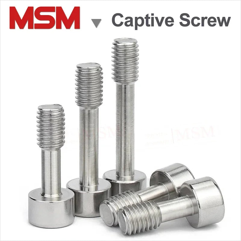 10/4 Pcs Stainless Steel Hexagon Socket Head Reduced Shanke Screws/Bolts Hand Twist Captive Screw Anti-drop M3 M4 M5 M6 M8