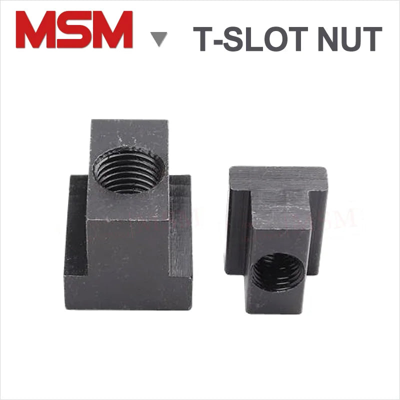 10/5/2 PCS 8.8 Level High Intensity Carbon Steel T-slot Nuts Black For CNC Lathe Machine Mold Clamping M6 M8 M10 M12 M14 M16