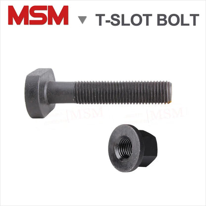 10.9 Level Carbon Steel T Slot Bolt With Nut T Shape Screw Clamping Cap Bolt M12/16/20/M16 M20 M24 M30 Milling Machine Threaded