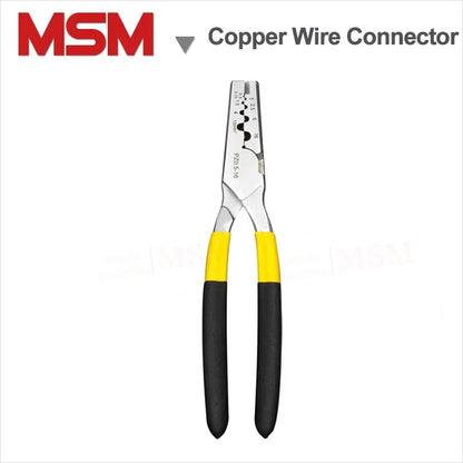 100PCS Copper Wire Joint Connecting Tube GT0.5/1/1.5/2.5/4/6/10/16/25/35mm2 Cable Terminal Joint Sleeve Pipe Connector And Plier