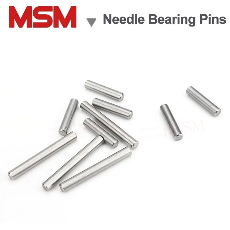 100PCS Stainless Steel Dia.2 mm Cylindrical Pin Locating Dowel Needle Bearing Pin Rollers Transmission Shaft Drive Axle 4-40mm