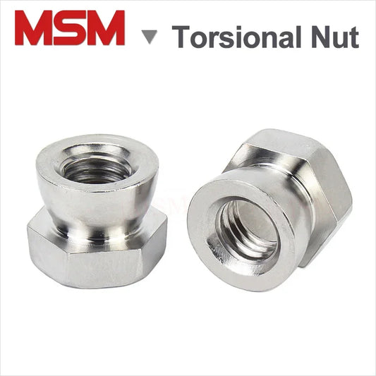 10Pcs Stainless Steel Torsional Nut Twist and Breakaway M6 M8 M10 M12 Shear Off Anti Theft Security Nuts Anti-disassembly