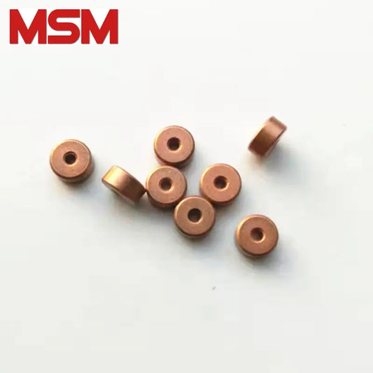 10pcs MSM 2x8x3mm 2x8x6mm Porous Bearing Iron Copper Base Powder Metallurgy Oil Bushing Mini Bearing Shaft Sleeve