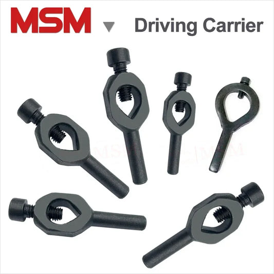 1PC Carbon Steel Straight Handle Driving Carrier For Grinding Machine Lathe Tap Clamp/Clip Self-tightening Staight Shaft