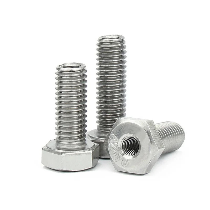 1Pcs Outer Hex Internal and External Tooth Adapter Bolt Male Female Thread Conversion Nut 304 Stainless Steel Hollow Stop Screws
