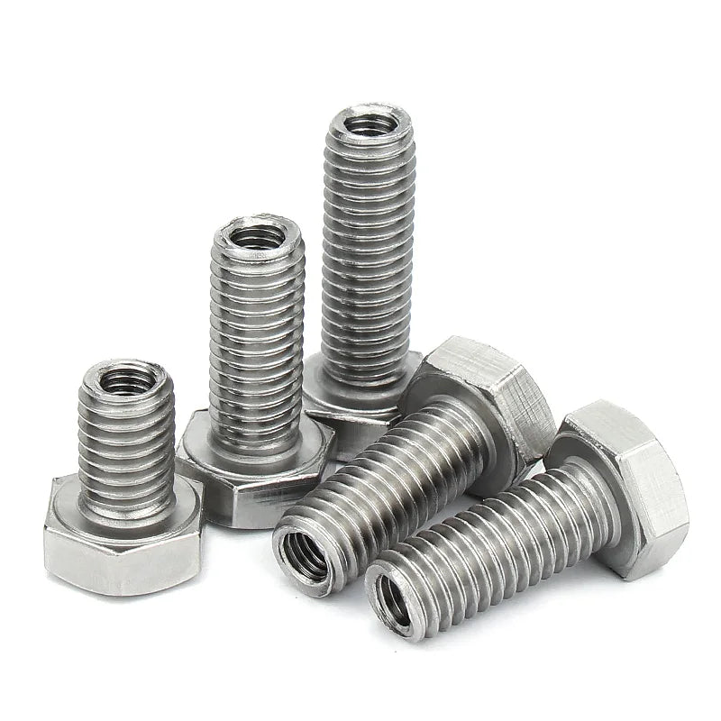 1Pcs Outer Hex Internal and External Tooth Adapter Bolt Male Female Thread Conversion Nut 304 Stainless Steel Hollow Stop Screws