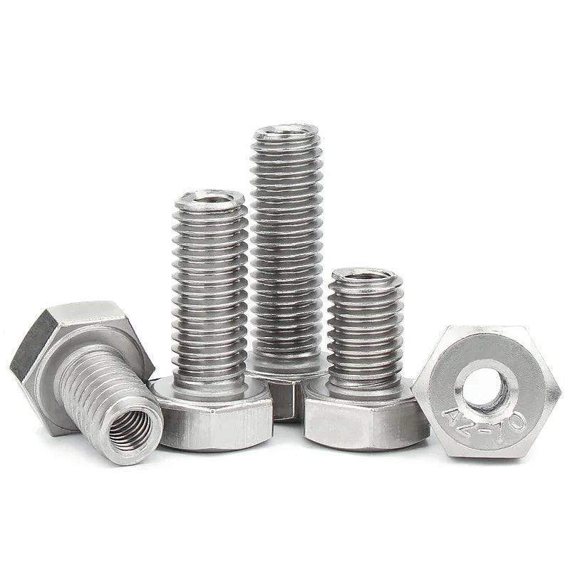 1Pcs Outer Hex Internal and External Tooth Adapter Bolt Male Female Thread Conversion Nut 304 Stainless Steel Hollow Stop Screws