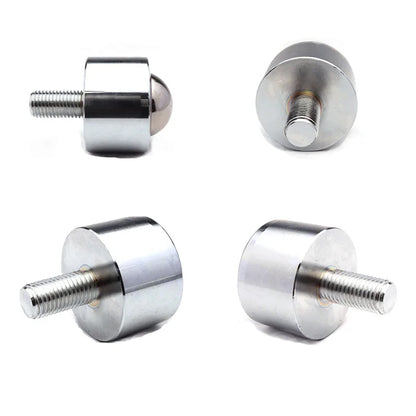 1pc Carbon Steel Universal Ball High Precision Male Style with Screw Cylindrical Type Heavy Duty Universal Ball Bearing