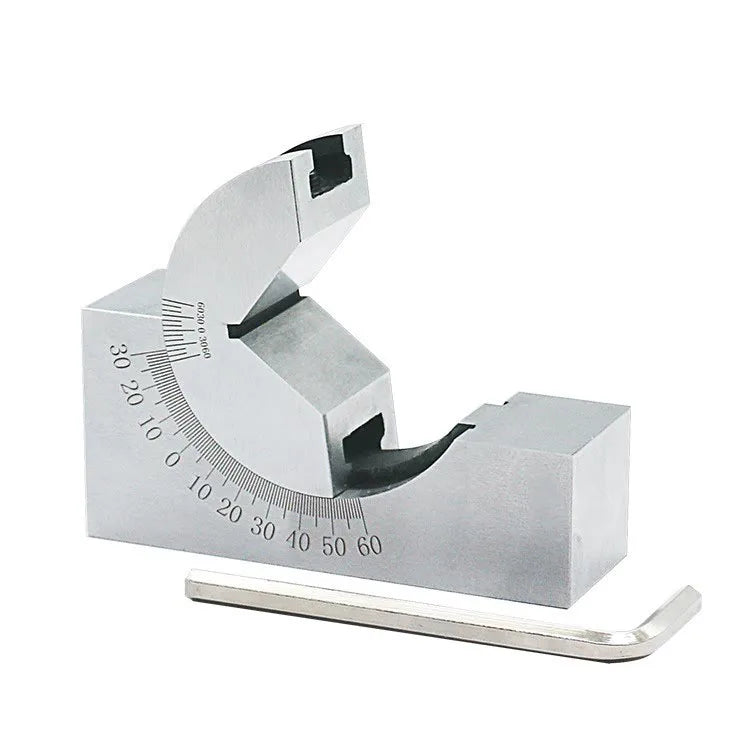 1pcs AP25 AP30 AP46 Adjustable Angle Block Precision Angle Plate V Block Milling Drilling Grinder 0-30-60 Degree KP Angle Gauge