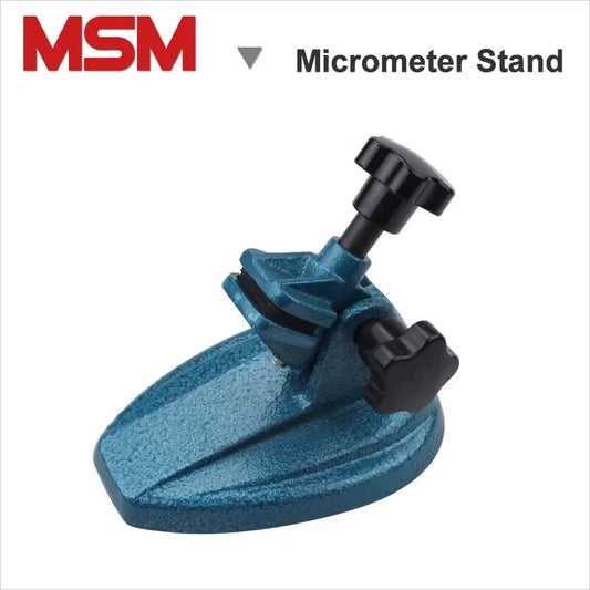 1pcs MSM Micrometer Stand Cast Mini Universal Flexible Micrometer Base Holder Stand for Clamping Micrometer