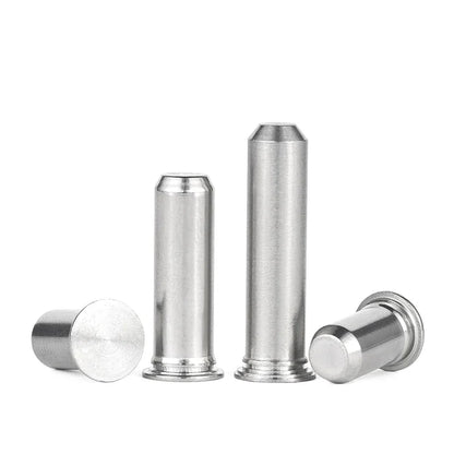 20pcs Stainless Steel Flush-Head Pilot Pins TPS 3 4 5 6 Self-Clinching Press Riveted Positioning Pins  For Sheet of 1mm
