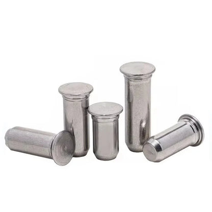 20pcs Stainless Steel Flush-Head Pilot Pins TPS 3 4 5 6 Self-Clinching Press Riveted Positioning Pins  For Sheet of 1mm