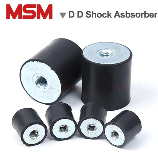 2PCS Female Thread Rubber Shock Absorbers Anti Vibration Isolator Damper Ø10-100mm M4/5/6/8/10/12/16 Rubber-Metal Silentblock