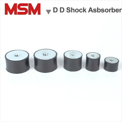 2PCS Female Thread Rubber Shock Absorbers Anti Vibration Isolator Damper Ø10-100mm M4/5/6/8/10/12/16 Rubber-Metal Silentblock