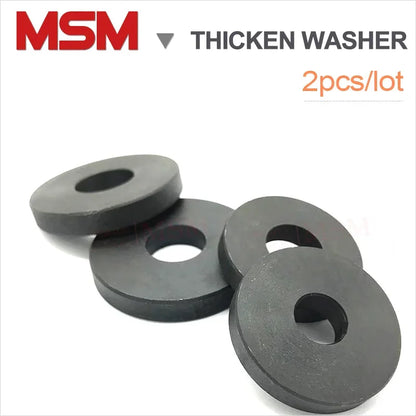 2PCS Forging and Lathe Finished Carbon Steel Thickened Washer Iron Pad Steel Spacer Dia.41mm 52mm Height7mm 8mm Mold Clamp Usage