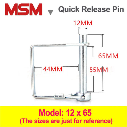 2PCS Steel Square Quick Lock Release Pins M5 M6 M8 M10 M12 Trailer Truck Coupler Safety Pin Shaft Locking Pin