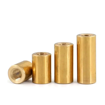 2pcs Copper Internal Thread Cylinder Pins M1.6/1.8/2/2.5 Brass Extend Long Blind Hole Standoffs Column Connection Female Nut