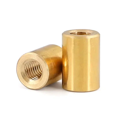 2pcs Copper Internal Thread Cylinder Pins M1.6/1.8/2/2.5 Brass Extend Long Blind Hole Standoffs Column Connection Female Nut