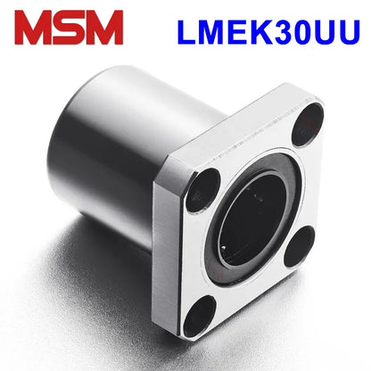 2pcs MSM LMEK30UU 30mm Shaft Flange Guide Square Flange Linear Bearing Europe Version 30x47x68mm CNC Flange Linear Motion Bush