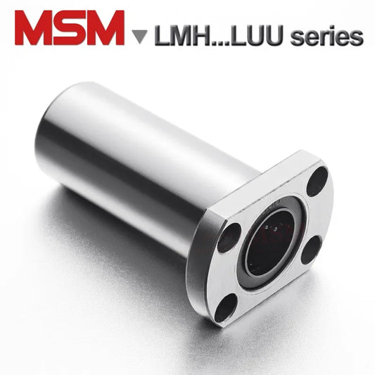 2pcs MSM Long Type Oval Flange Linear Bearings LHFCW/LMH6LUU LMH8LUU LMH10LUU LMH12LUU LMH16LUU LMH20LUU LMH25LUU LMH30LUU (mm)