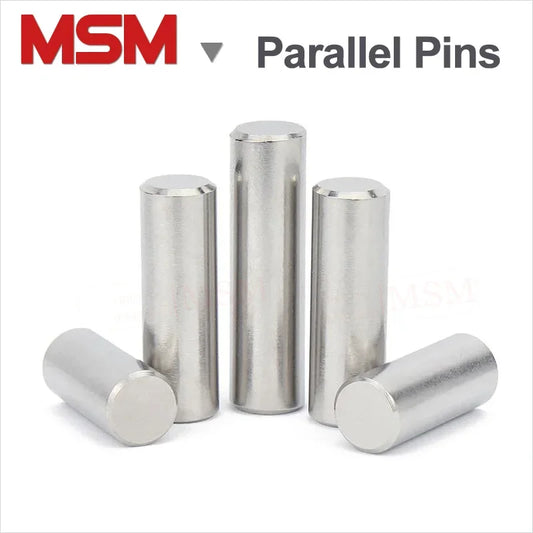 30/50 PCS Stainless Steel Parallel Pins M2 M2.5 M3 M4 Dowel Pins Length 5 ~40mm Cylindrical Pin GB119 Locating Dowel