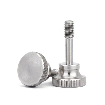 4 Pcs Stainless Steel Knurled Thumb Screws with Waisted Reduced Shanke Screws/Bolts Hand Twist Captive Screw M2.5/3/4/5/6/8