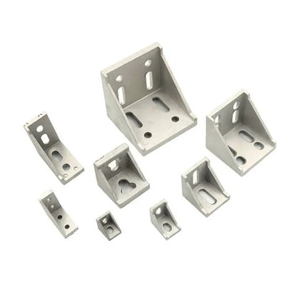 4 Sets Aluminum Profile Connector with T Screws & Nuts European Standard 2017 2028 3030 4040 4545 6060 8080 2040 3060 4080 4590