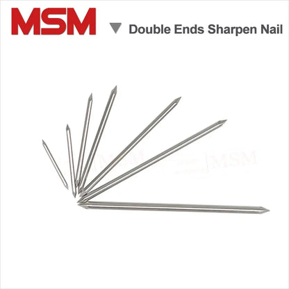 50/30/20PCS Stainless Steel Headless Double Ends Sharpen Nails Wood Splicing /Connecting Spikes Diameter 2 2.2 2.4 2.8 3 3.3 4mm