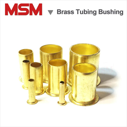 50pcs Brass Tubing Bushing Nylon Tubing Oil Core/Copper Lining Core Oil pipe fitting Compression Sleeve 4 5 6 8 10 12 14 16 18mm