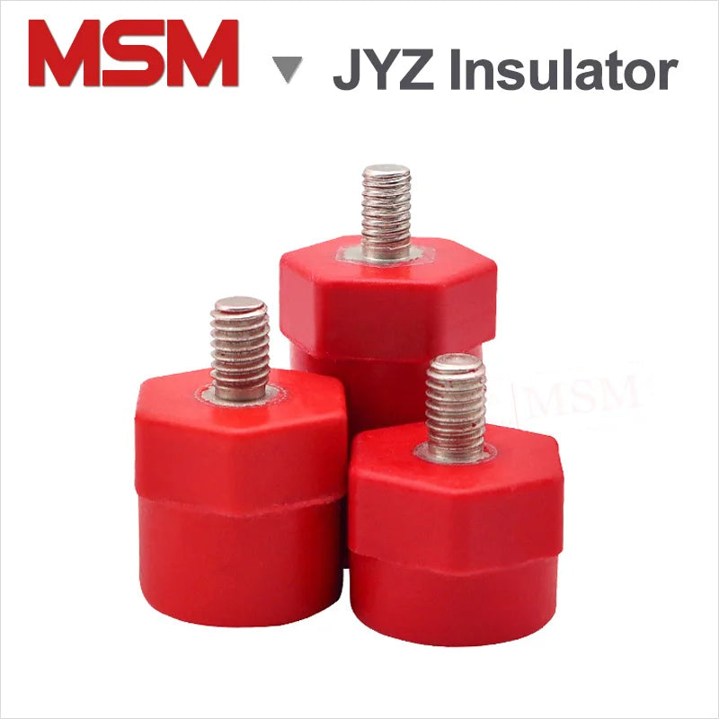 5PCS Cylinder Shape One End Male Thread M5 M6 M8 Hexagonal Insulated Supporter Dia.20mm Insulated Post Height 16~100mm Insulator