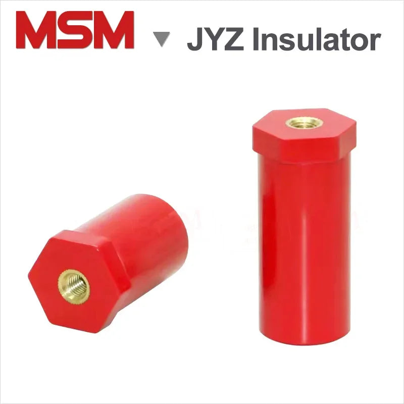 5PCS JYZ Double End Female Thread Cylinder Shape Hexagonal Insulator Dia.20mm Insulated Post Height 16~100mm Insulated Supporter