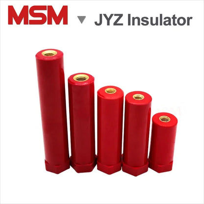 5PCS JYZ Double End Female Thread Cylinder Shape Hexagonal Insulator Dia.20mm Insulated Post Height 16~100mm Insulated Supporter