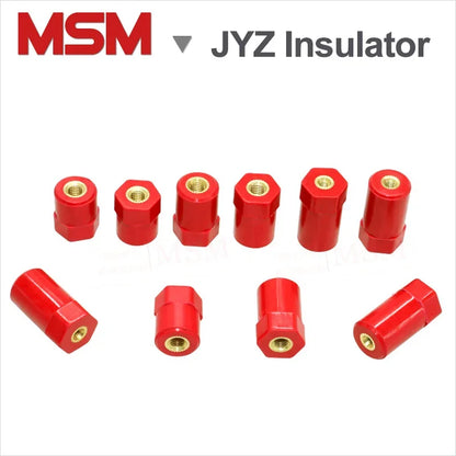 5PCS JYZ Double End Female Thread Cylinder Shape Hexagonal Insulator Dia.20mm Insulated Post Height 16~100mm Insulated Supporter