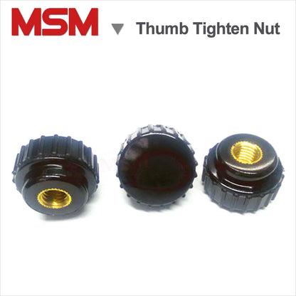 5Pcs Round Knurled Thumb Tighten Nut M3 M4 M5 M6 M8 M10 M12 Diameter 15~50mm Hand Tighten Nuts Female Thread Hand Knob