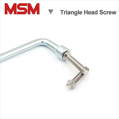 5pcs MSM Triangle Head Screws Anti-theft Bolt Stainless Steel M6 M8 M10 Anti-dismantle Chassis Bolts with Wrench Screwdriver