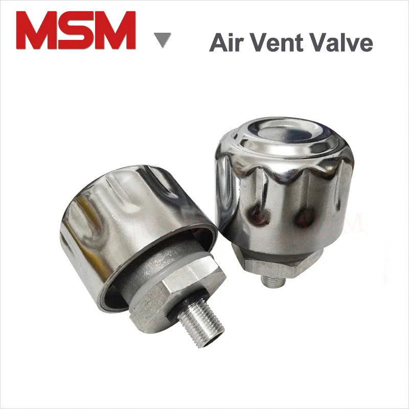 A Type 45mm Aluminium Metric Male Thread Air Vent Valve Vent Plug For C Type Air Filter Reducer Air Compressor Hydraulic Press