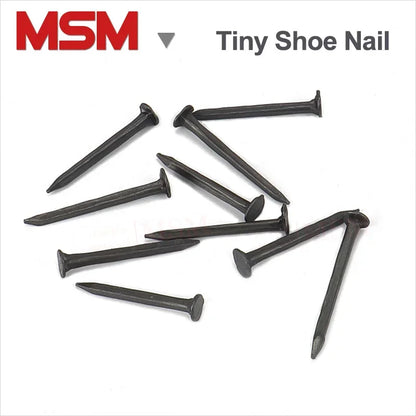 Black Tiny Shoe Tacks/Nails Length 10mm 13mm 16mm 19mm 22mm 25mm Square Shank 1.1mm dia. For Shoes Furniture Repairs