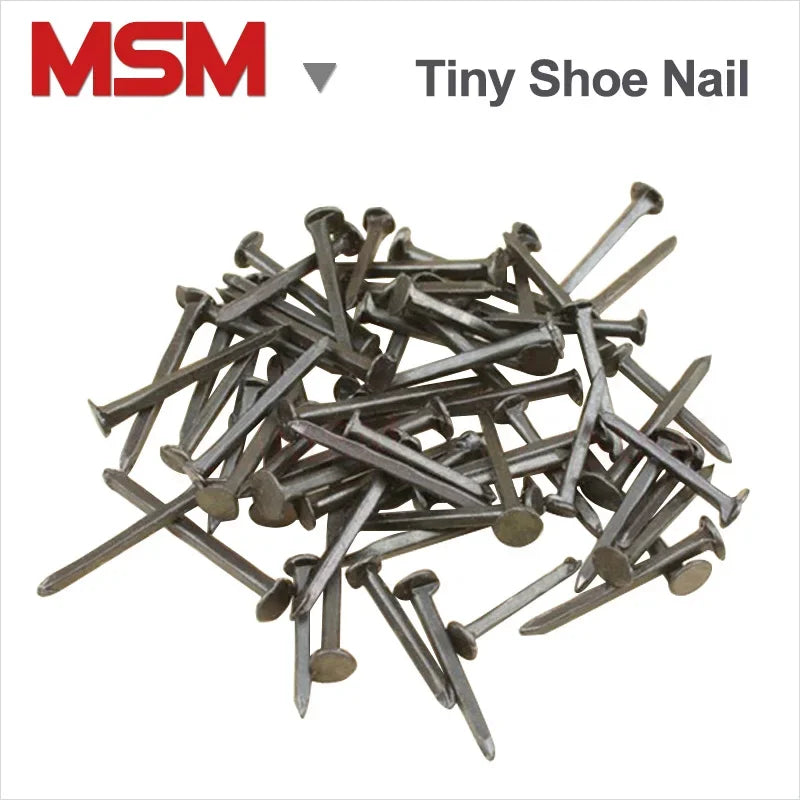 Black Tiny Shoe Tacks/Nails Length 10mm 13mm 16mm 19mm 22mm 25mm Square Shank 1.1mm dia. For Shoes Furniture Repairs