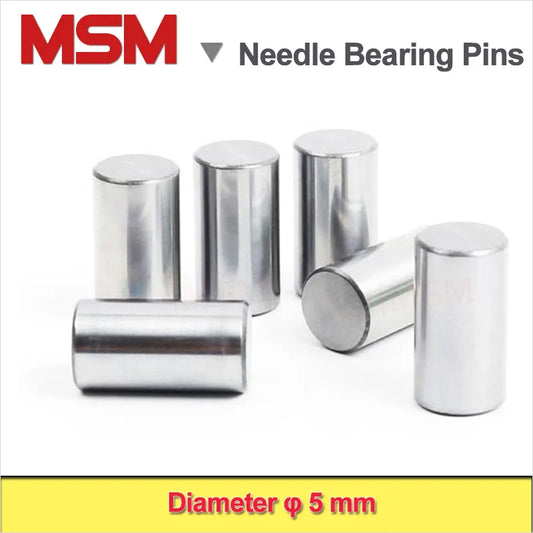 Diameter 5MM GCr15 Needle Bearing Roller Pins Dowel Transmission Shaft Drive Axle Length 5 6 7 8 10 12 14 15 16 20 24 30 40 50