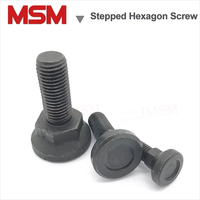 Durable Stable Stepped Hexagon Pressure Plate Height Adjusting Screw With Round Head Mold Clamp Rear Supporting Bolt M12/16/20