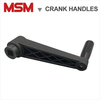 Free Shipping Square Hole Foldable Crank Handles For Lathe Milling Machine Revolving Handle Length 63/80/100/125mm