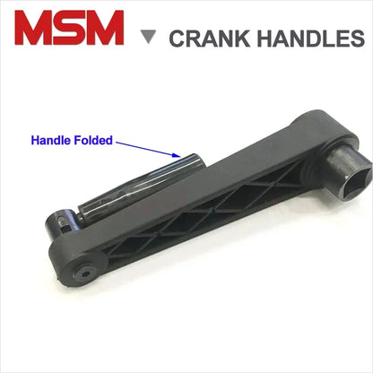 Free Shipping Square Hole Foldable Crank Handles For Lathe Milling Machine Revolving Handle Length 63/80/100/125mm