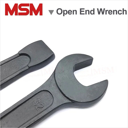 Heavy Duty High Strength Single Head Open End Wrench Striking Face Open End Spanner Size 24 27 30 32 34 36 38 41 46 50 55