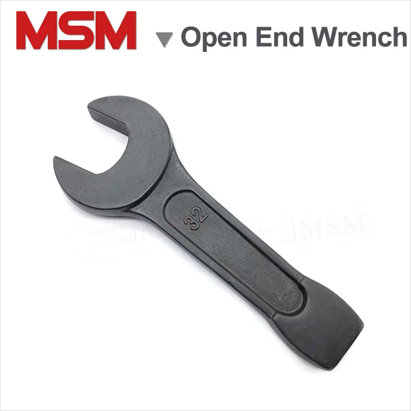 Heavy Duty High Strength Single Head Open End Wrench Striking Face Open End Spanner Size 24 27 30 32 34 36 38 41 46 50 55