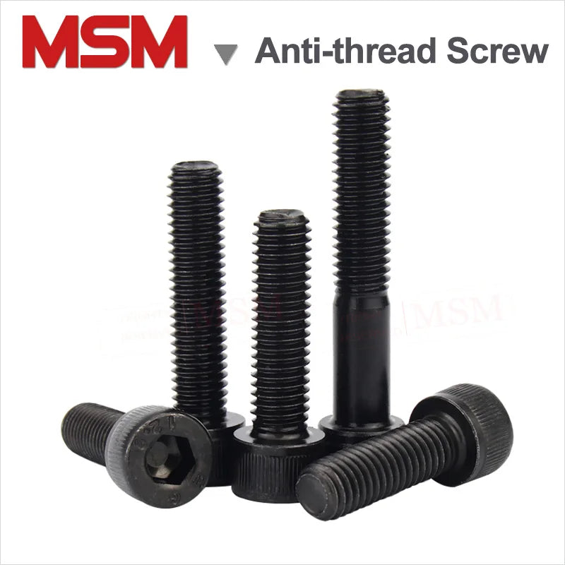 20/10/5/2 Pcs 12.9 Level DIN912 Black Hex Socket Cap Allen Anti-thread Screw Reverse Thread Bolt Left Screw M3/4/5/6/8/10/12/16