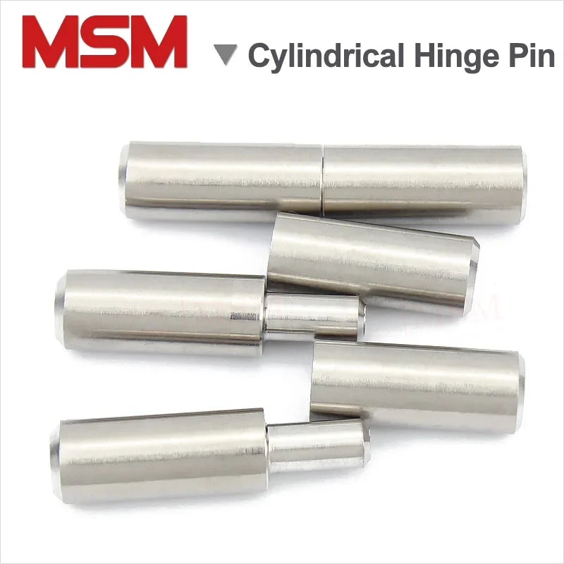 Stainless Steel Male to Female Hinge Pin Cylindrical Door Shaft Heavy-duty Weld-on Hinge Home Gate Door Window Part Dia 6~30mm