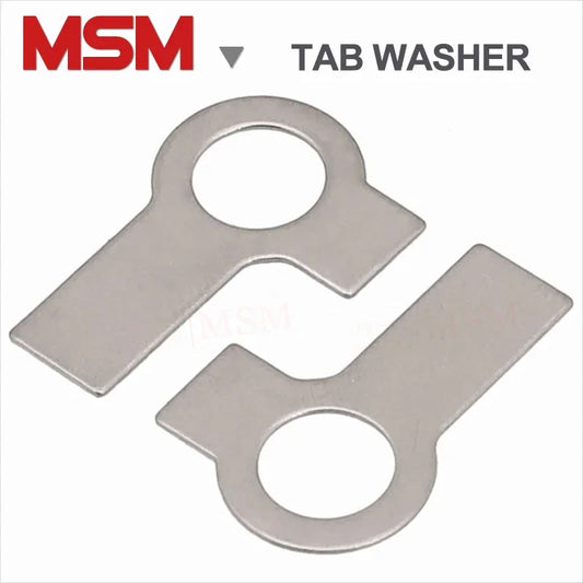 Stainless Steel Tab Washers With Long Tab And Wing GB855 Double Lug Collar Locking Stop Tab Washer [M3-M48]